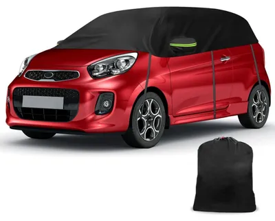 Obrázok produktu pre Polovičná automobilová plachta pre Kia Picanto (ročníky 2003-2025), vodeodolná, vetruvzdorná, s reflexnými prvkami