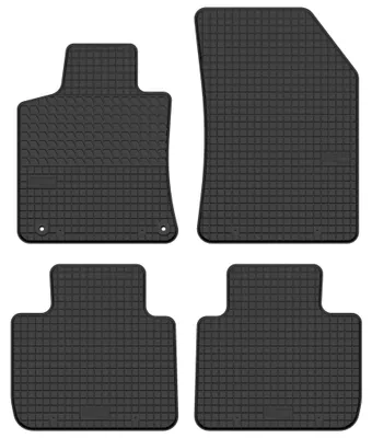 Image de Tapis de sol caoutchouc noir pour Peugeot 508 II 2018- 4 pièces