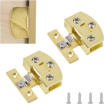 Obrázok produktu pre Záves 2 Stks Gold Eenzijdige Adjustable for Frameless Glass Cabinet - Gläserne Deurklem Hinges - Zinklegering Side-Mount Pivot Hinges - 90 Degree Clear Clip Hinge - Replacement 5-7mm