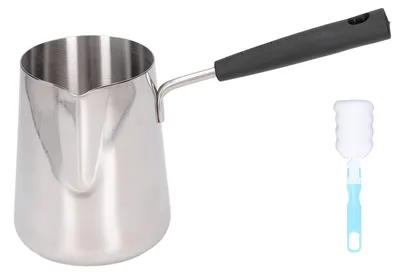 Immagine prodotto di Caffettiera turca in acciaio inossidabile, capacità 600 ml, resistente al calore e durevole