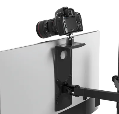 Zdjęcie produktu dla Uchwyt monitora do aparatu DSLR, przeznaczony do montażu na biurku