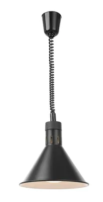 Immagine prodotto di HENDI Lampada termica regolabile in altezza, conica, argento, 230V/250W, ⌀275x(H)250mm