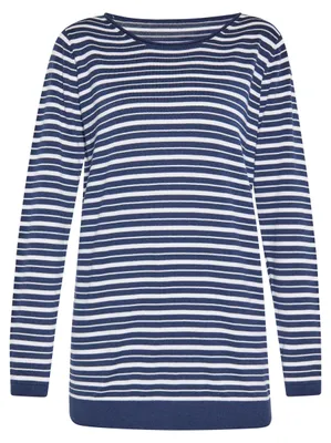Image de Pull CALEY pour femme - Bleu, XL