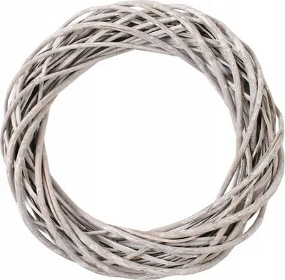 Produktbild von Dekorative Weidengirlande grau 35 cm