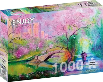 Obrázok produktu pre Puzzle 1000 dielov Enjoy – Prechádzka v mestskom parku