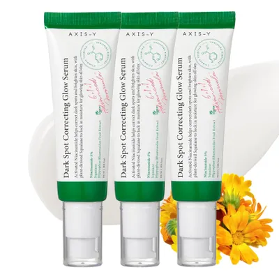 Produktbild von Dark Spot Correcting Glow Serum Gesichtsserum 5 % Niacinamide Hyperpigmentierung, 3x 50ml