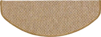 Produktbild von Stufenmatte in Sisal-Optik Kalkutta in vielen Farben Natur Halbrund 23,5 x 65 cm