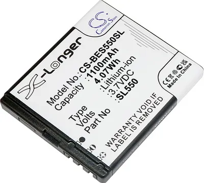Produktbild von TECHTEK Akku Kompatibel mit [Bea-fon] SL550 Ersetzt SL550