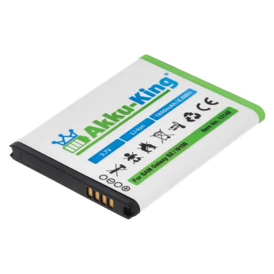 Produktbild von Akku kompatibel mit Samsung EB-F1A2GBUCSTD - Li-Ion 1800mAh - für Galaxy S 2, II i9100