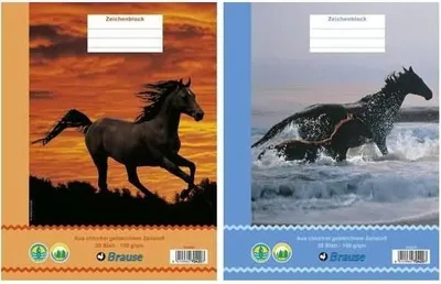 Produktbild von Clairefontaine Zeichenblock A4 geheftet 20Bl