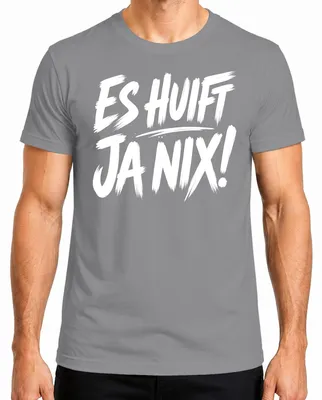 Obrázok produktu pre Tričko s nápisom v bavorskom dialekte, zábavné, sarkastické, pre pánov, sivé, veľkosť XL