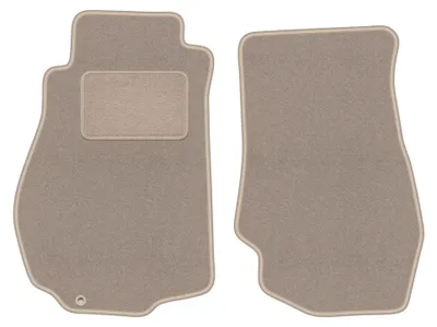 Image de Tapis avant en moquette pour Nissan 350Z 2003-2009 (coupé) – 2 pièces, beiges, sur mesure – Wielganizator LUX