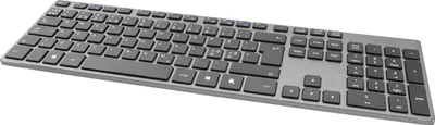 Image de Clavier sans fil DELTACO en aluminium, Pan Nordic - Gris foncé