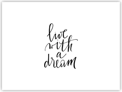 Produktbild von Poster - Poster ohne Rahmen - Handschriftlich Live Ein Traum - 40x30 cm - Wand Bild - Wanddeko - Wandbilder - Kunstposter - Wandposter - Bilder - Kunstdruck - Wanddekoration - P2XAA40x30-4423
