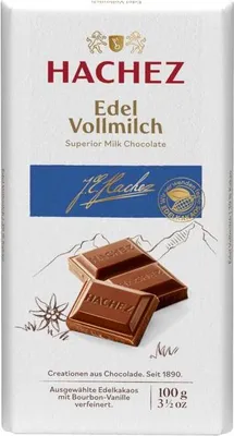 Immagine prodotto di Hachez Noble Latte Intero 100g