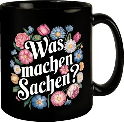 Produktbild von Was machen Sachen Blumensprache Tasse