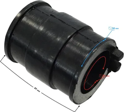 Productafbeelding van Rubber - Rubberverbinding voor de inlaatbuis van een 2-takt motor