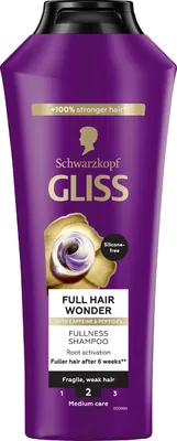 Zdjęcie produktu dla Schwarzkopf Gliss Szampon Do Włosów Full Hair Wonder 400 ml