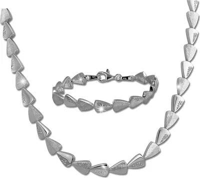 Produktbild von SilberDream Collier Armband Damen Sterling Silber Zirkonia Schmuck-Set D2SDS457W