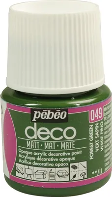 Produktbild von Matt opak Acrylfarbe - Tannengrün - 45 ml