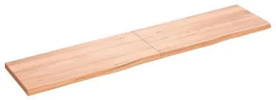 Obrázok produktu pre vidaXL Umývadlová doska svetlohnedá 180x40x(2-4) cm z masívneho dreva