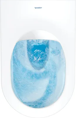 Productafbeelding van Duravit ME ontworpen door Starck, wandtoilet zonder spoelrand, met HygieneGlaze en HygieneFlush