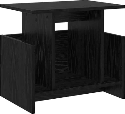 Immagine prodotto di Supporto TV Rovere Nero 50 x 35 x 45 cm Legno multistrato