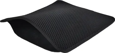 Produktbild von Dehner Lieblinge Katzentoiletten-Vorleger Magical, ca. 60.5 x 51.5 cm, Kunststoff, schwarz