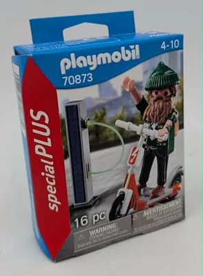 Produktbild von PLAYMOBIL City Life Hipster mit E-Roller, 4 Jahr(e), Mehrfarbig, Kunststoff