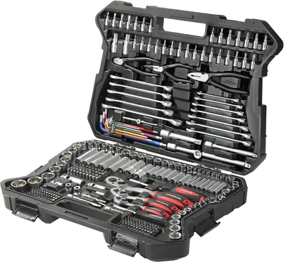 Immagine prodotto di Set di utensili meccanici - Set di strumenti - Utensili manuali - Kit di riparazione - Set di chiavi - 314 pezzi