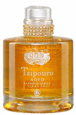 Produktbild von Tsipouro Tirnavou aged 40% 0,2l Katsaros