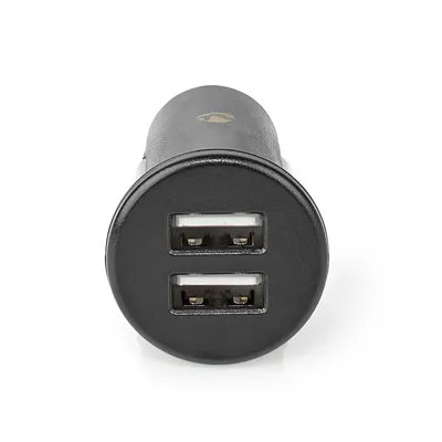 Produktbild von Nedis Auto-Ladegerät - 24 W - 2x 2.4 A - Anzahl der Ausgänge: 2 - Port Type: 2x USB-A - - Single Voltage Output