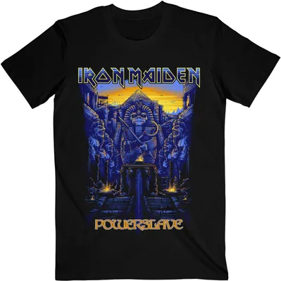 Produktbild von Iron Maiden - "Dark Ink Powerslaves" T-Shirt für Herren/Damen Uni RO872 (XXL) (Schwarz)