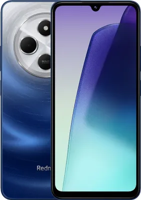 A product shot of a smartphone, showing both the front and back views.