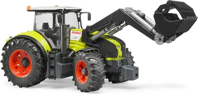 Produktbild von BRUDER Claas Axion 950 mit Frontlader, Frontlader-Modell, Kunststoff, Schwarz, Grün