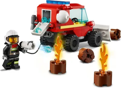 Produktbild von LEGO 60279 City Mini-Löschfahrzeug, Spielzeug mit Feuerwehrauto und Feuerwehrmann, kleines Geschenk für Mädchen und Jungen ab 5 Jahre