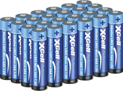 Produktbild von XCell Performance LR03 Micro AAA Batterie – 24er Box, für den alltäglichen Gebrauch