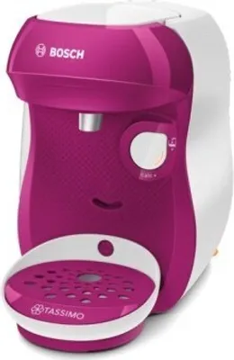 Image de Machine à café à capsules bosch tassimo happy/ white et pink