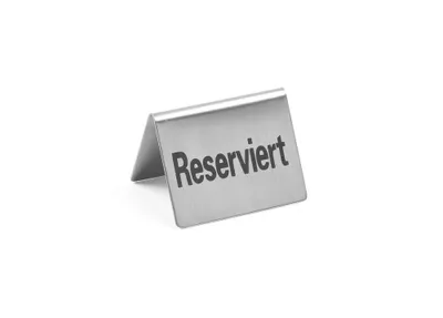 Obrázok produktu pre HENDI Tischschild Reserviert - 4 Stk., Reserviert, 50x35x(H)40mm