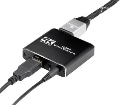 Produktbild von gembird USB-HDMI-Grabber, 4K, Pass-Through-HDMI