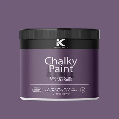Produktbild von Kenzopaints Chalky Paint Kreidefarbe Möbelfarbe Möbellack 250ml - Crocus Flower