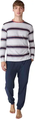 Produktbild von J&J Brothers JJB12 Herren-Schlafanzug mit langen Ärmeln aus Baumwolle