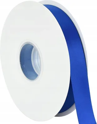Productafbeelding van Marineblauwe satijnband, 2 stuks van 250 cm, geschikt voor cadeaus en kerstdecoraties