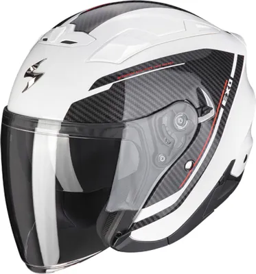 Produktbild von Scorpion EXO-230 Fenix Jethelm Farbe: Weiß/Schwarz, Grösse: XS (53/54)