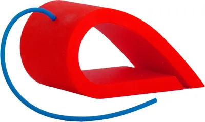 Produktbild von Türstopper Fensterstopper Türkeil House Mouse® ARTIKEL-Design rotorange