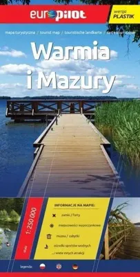 Produktbild von Warmia i Mazury mapa turystyczna 1:250 000 laminowana