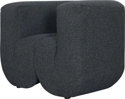Obrázek produktu pro FURNLUX Křeslo Nua Graphite 100cm / Hlavní barva: černá / Rozměry: 100 x 75 x 85 cm