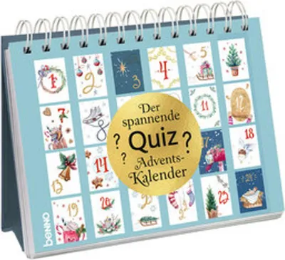 Produktbild von Der spannende Quiz-Adventskalender