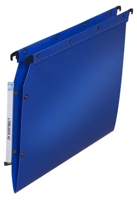 Hängemappen V-Boden, PP, blickdicht, blau, 10 Stk.