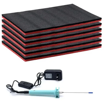 Productafbeelding van Elzusha - Set van 6 Hard Schuim Inserts voor Gereedschapswagens